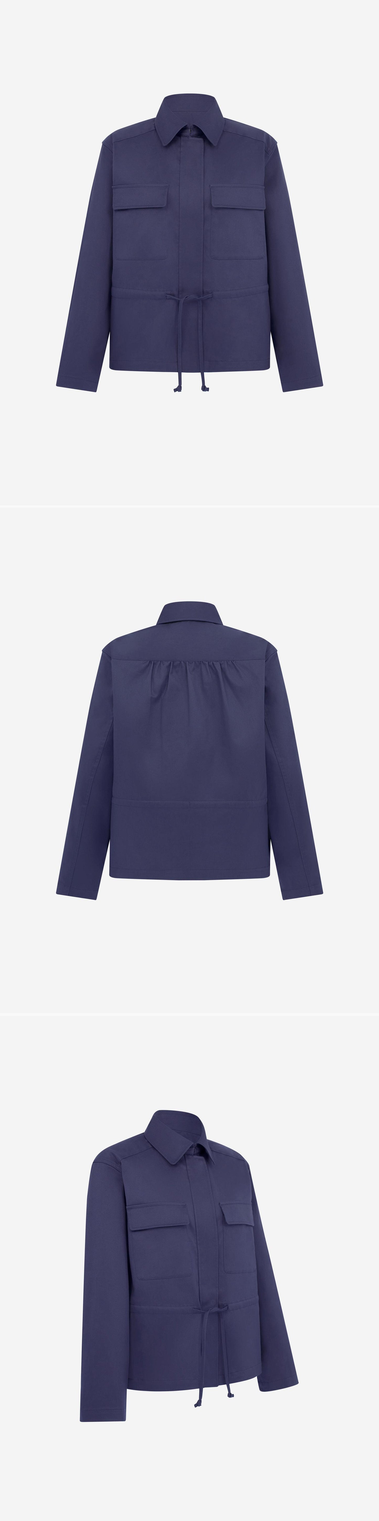 BLUE_JACKET - Mannequin - 3 x Shots - Front + Back + Angle