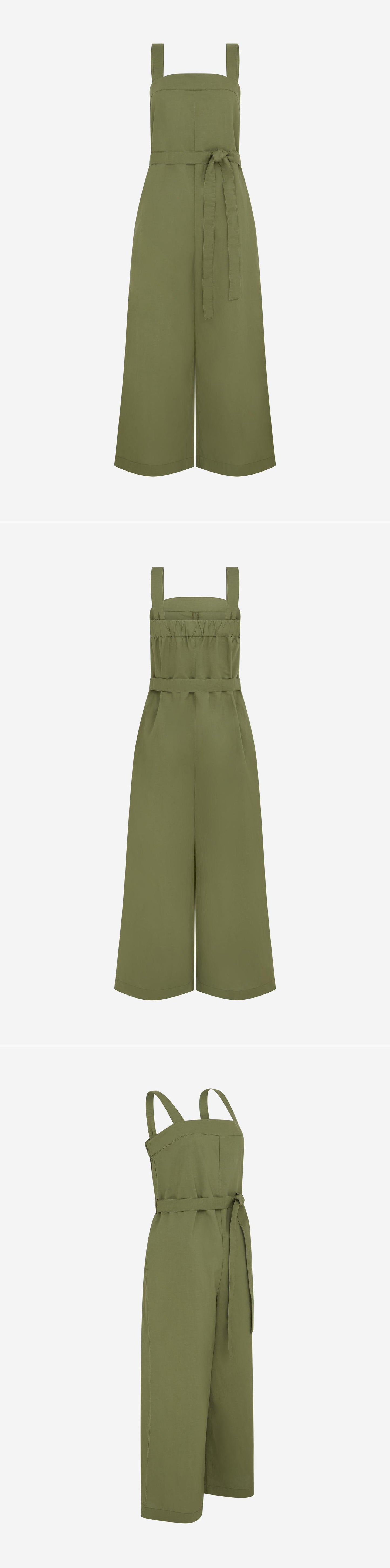 GREEN_JUMPSUIT - Mannequin - 3 x Shots - Front + Back + Angle