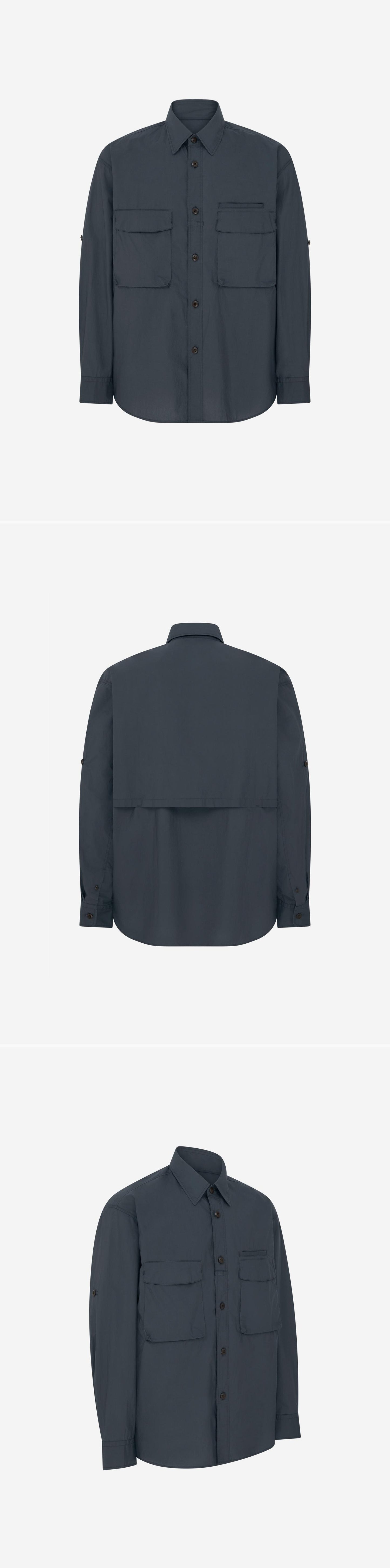 POCKET_SHIRT - Mannequin - 3 x Shots - Front + Back + Angle