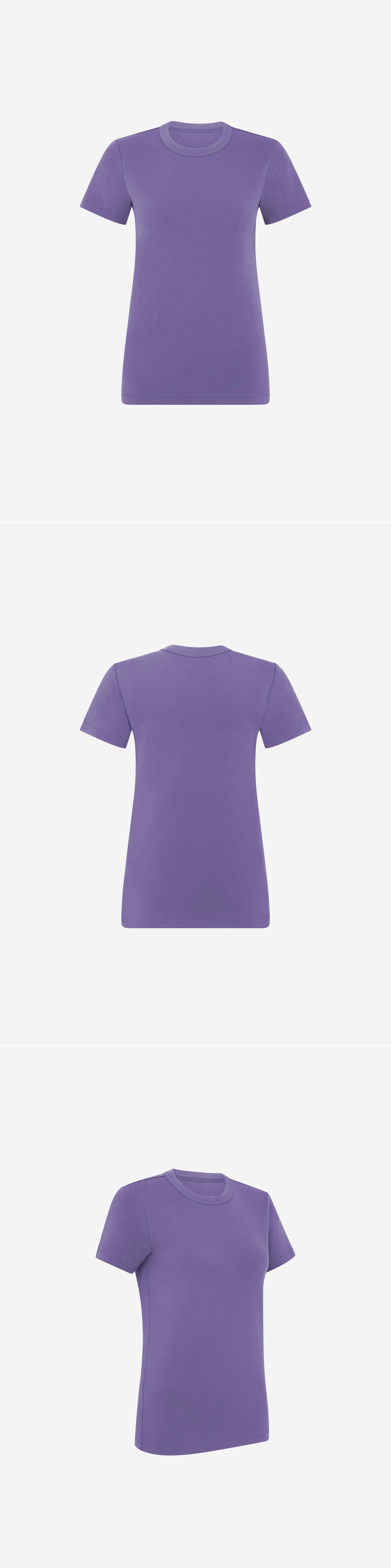PURPLE_TSHIRT - Mannequin - 3 x Shots - Front + Back + Angle