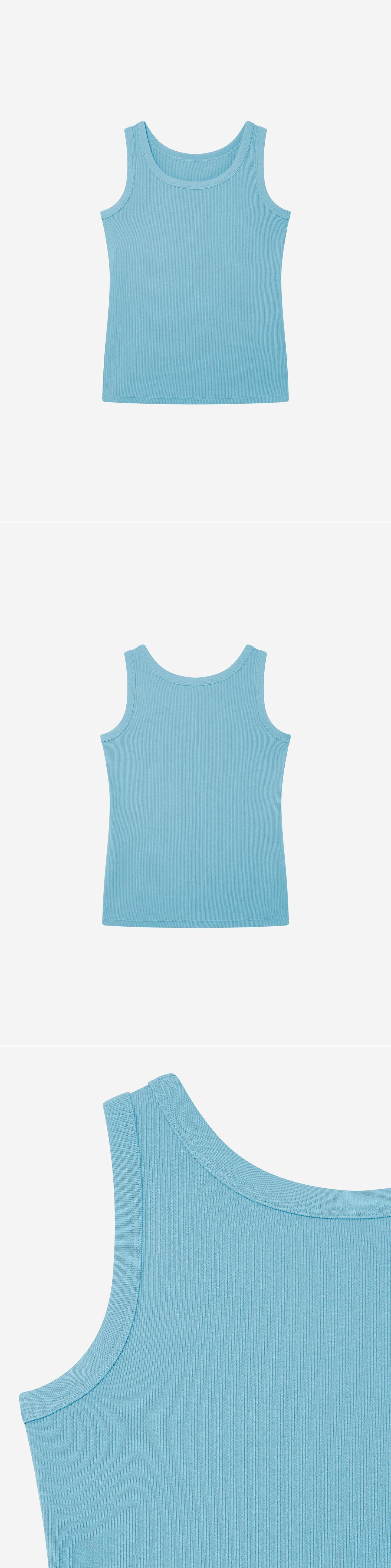 TURQUOISE_VEST - Hanging - 3 x Shots - Front + Back + Detail B