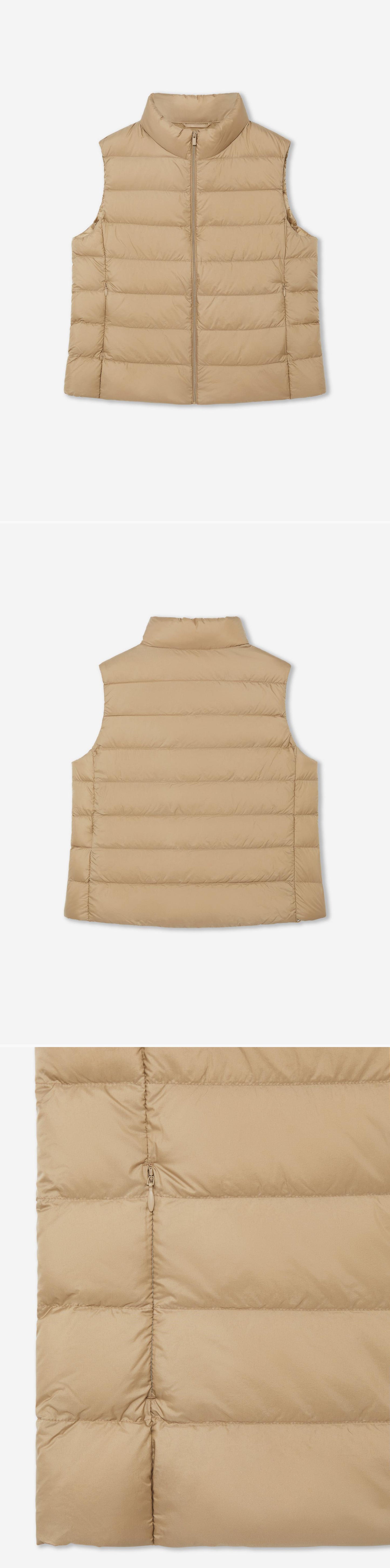 BEIGE_GILLET - Hanging - 3 x Shots - Front + Back + Detail B