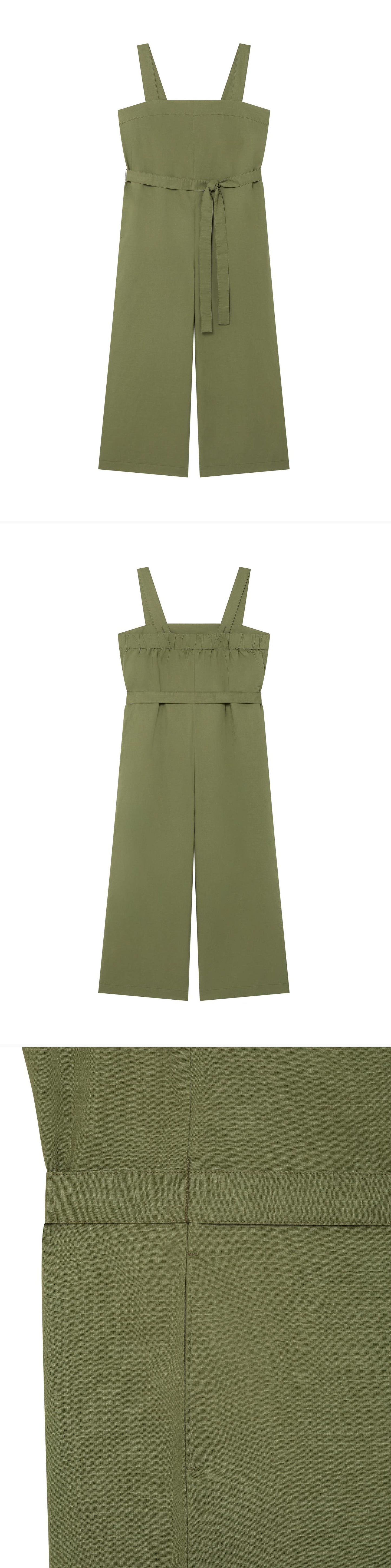 GREEN_JUMPSUIT - Hanging - 3 x Shots - Front + Back + Detail B