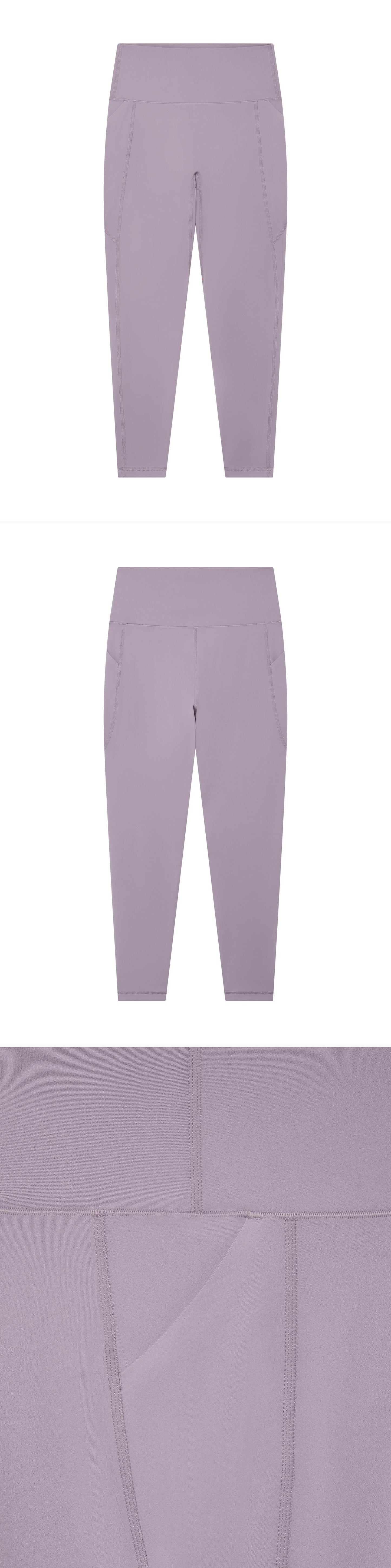 LILAC_LEGGINGS - Hanging - 3 x Shots - Front + Back + Detail B