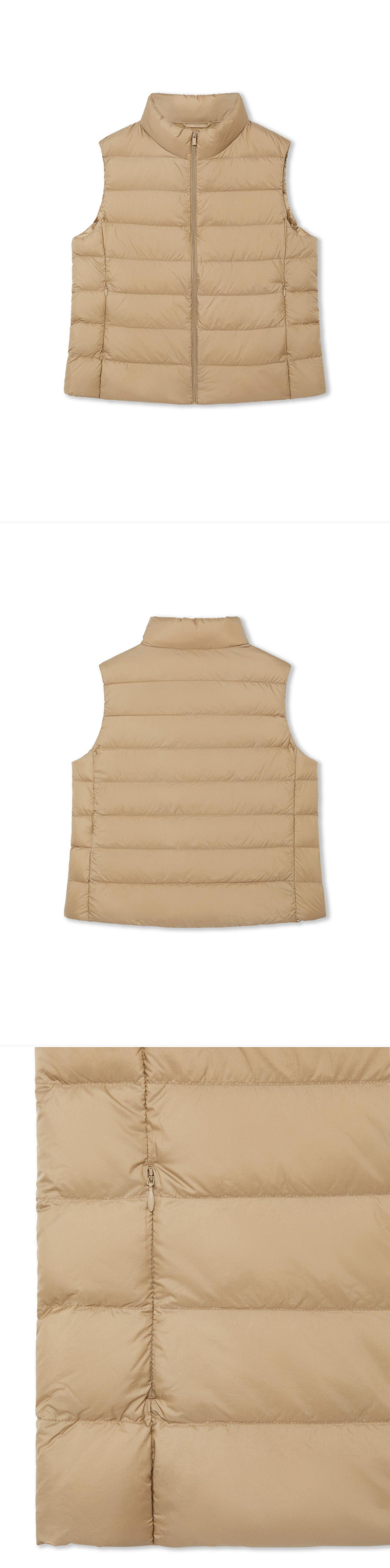 BEIGE_GILLET - Hanging - 3 x Shots - Front + Back + Detail B