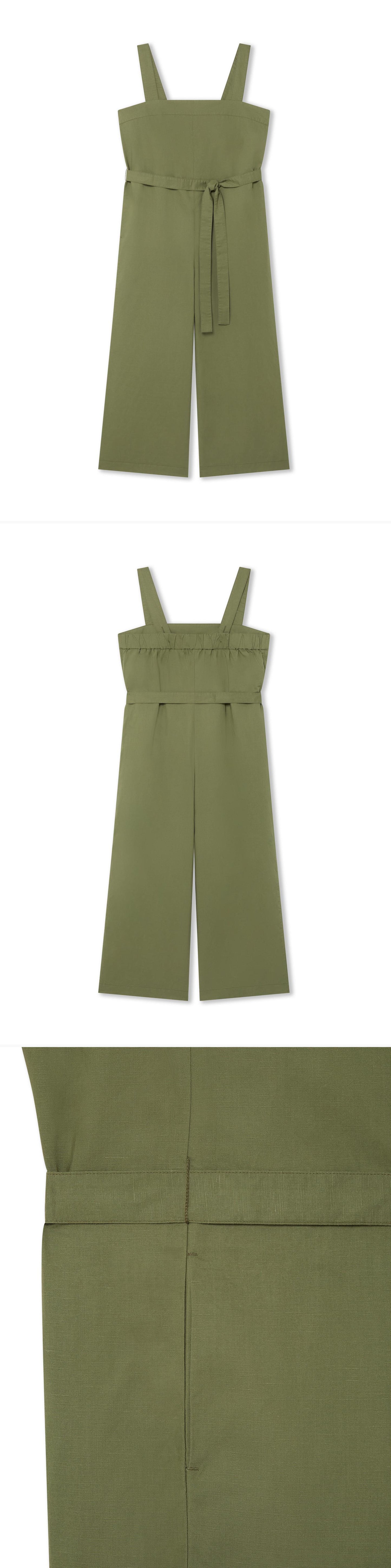 GREEN_JUMPSUIT - Hanging - 3 x Shots - Front + Back + Detail B
