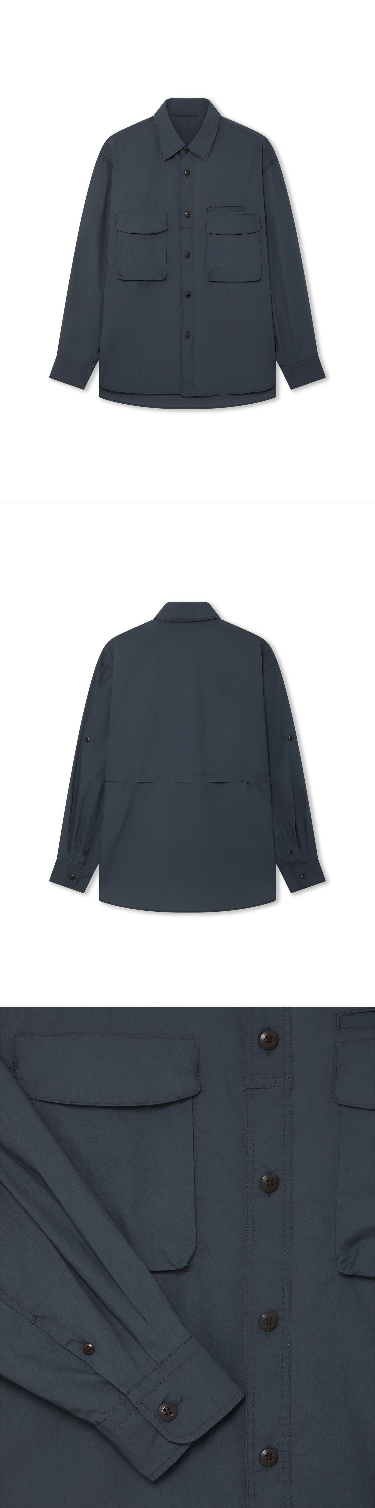 POCKET_SHIRT - Hanging - 3 x Shots - Front + Back + Detail B