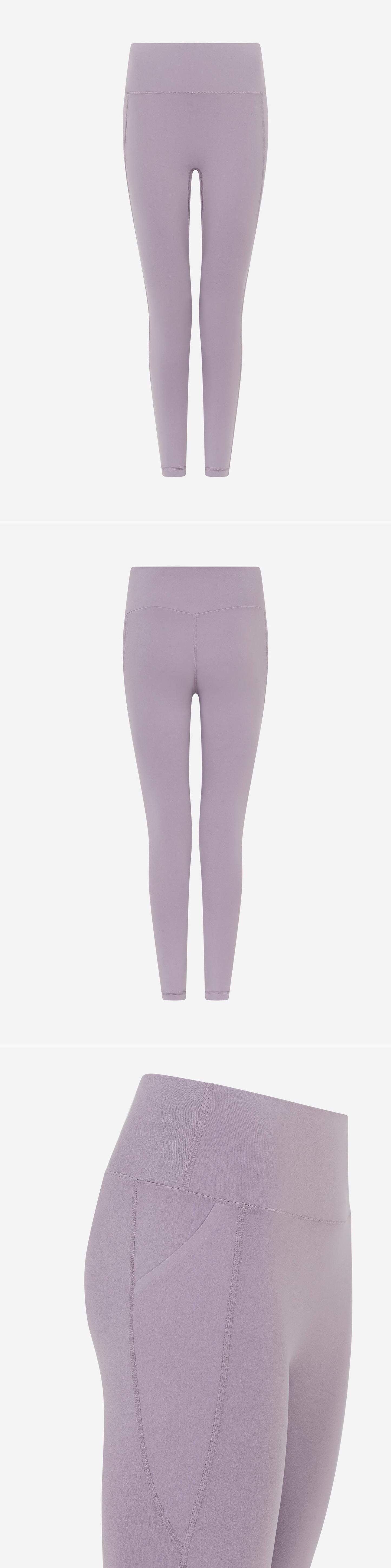LILAC_LEGGINGS - Mannequin - 3 x Shots - Front + Back + Detail A