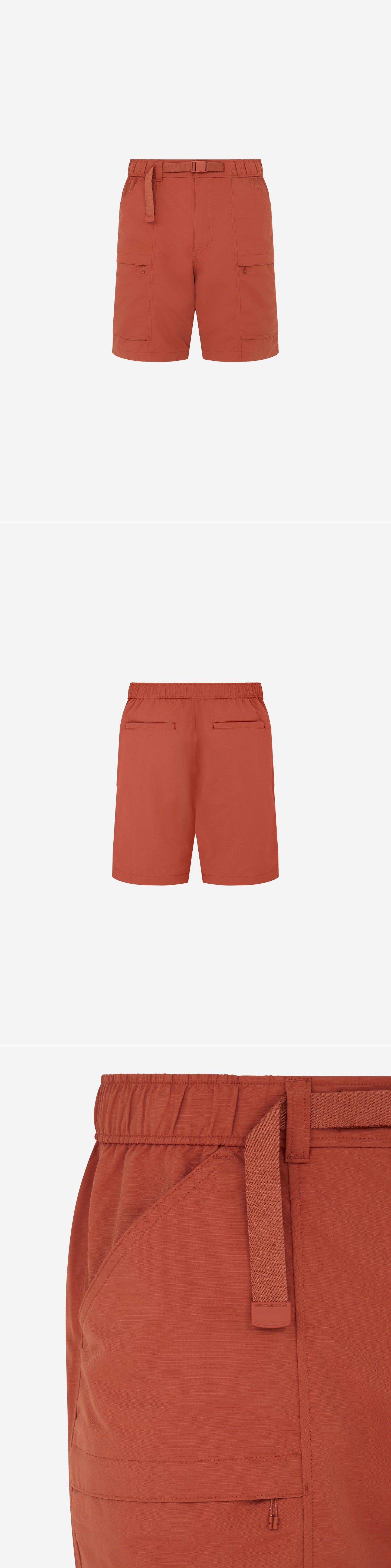 ORANGE_SHORT - Mannequin - 3 x Shots - Front + Back + Detail A