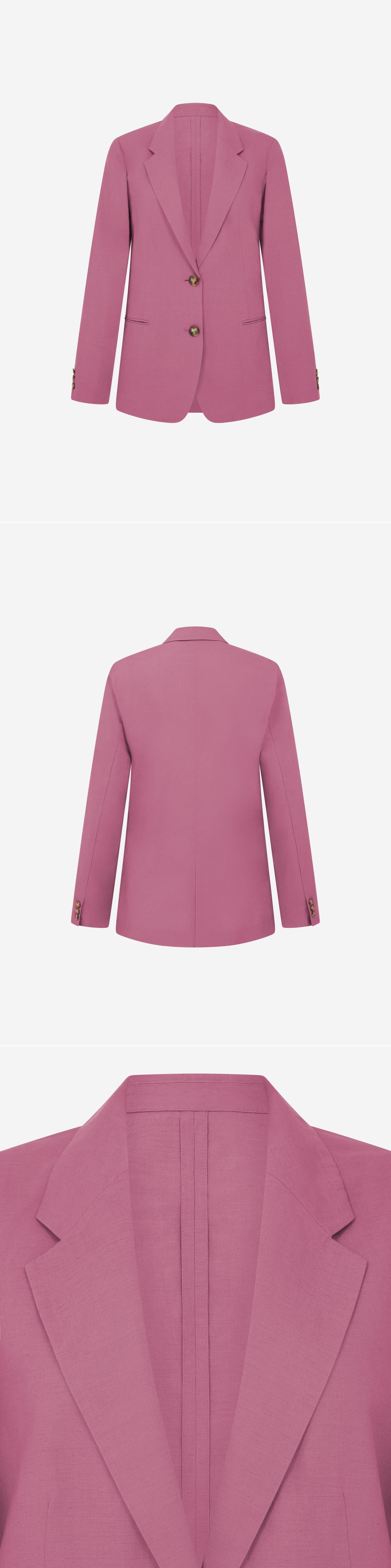 PINK_BLAZER - Mannequin - 3 x Shots - Front + Back + Detail A
