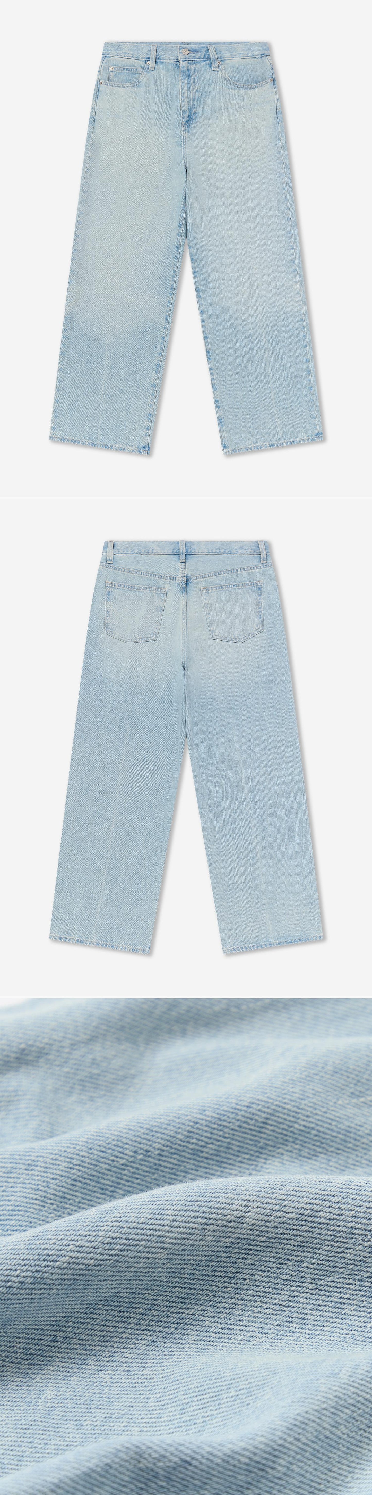 DENIM_JEANS - Flat Lay - 3 x Shots - Front + Back + Detail C