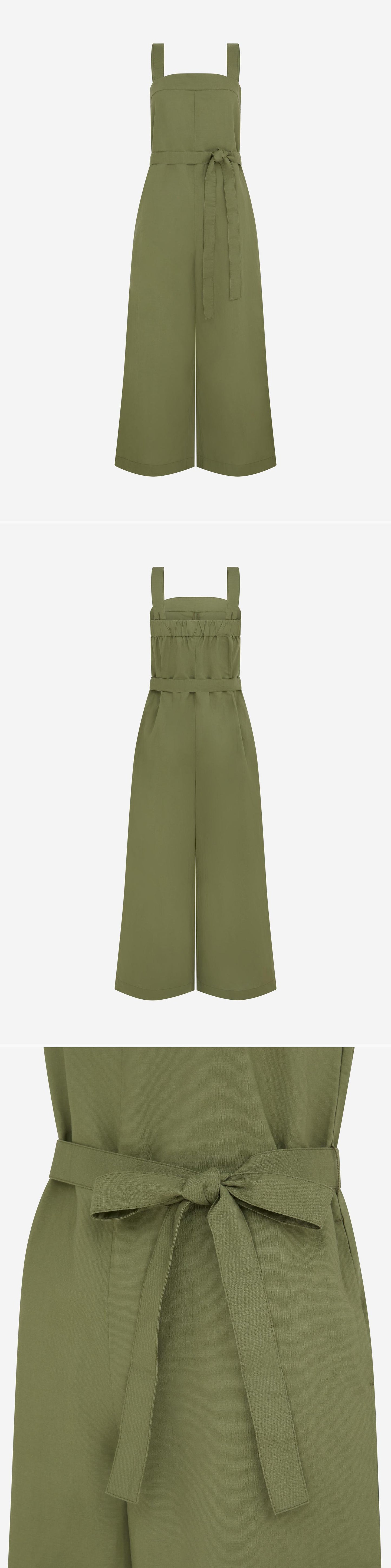 GREEN_JUMPSUIT - Mannequin - 3 x Shots - Front + Back + Detail B