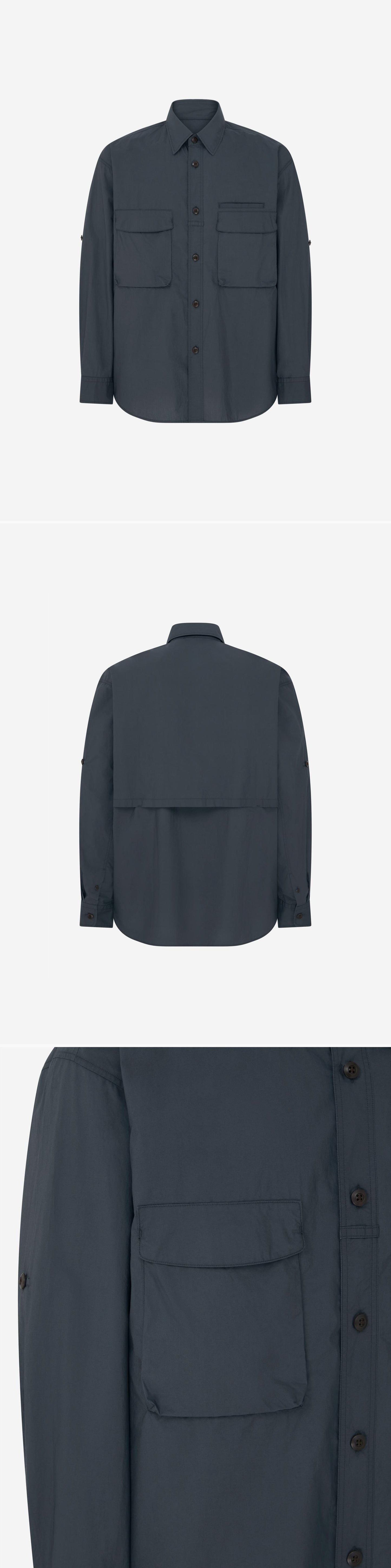 POCKET_SHIRT - Mannequin - 3 x Shots - Front + Back + Detail B