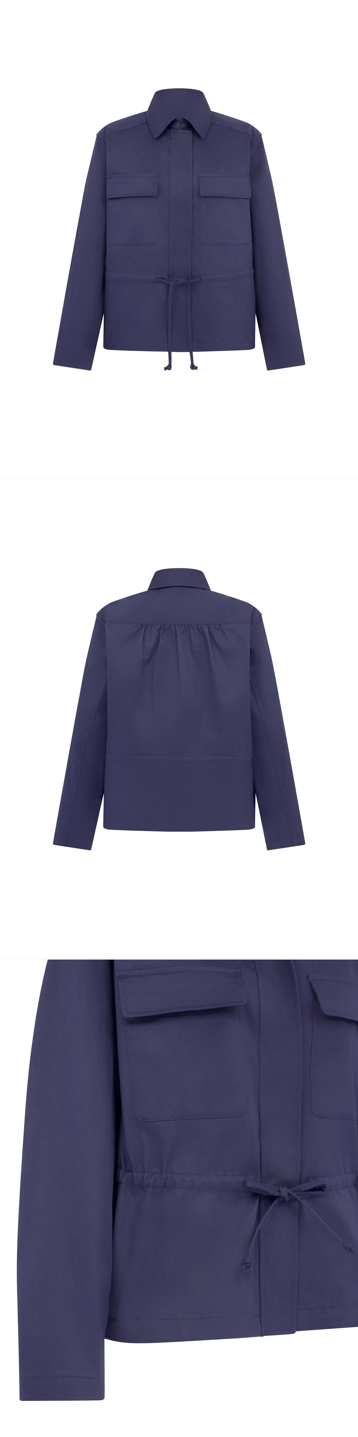 BLUE_JACKET - Mannequin - 3 x Shots - Front + Back + Detail B