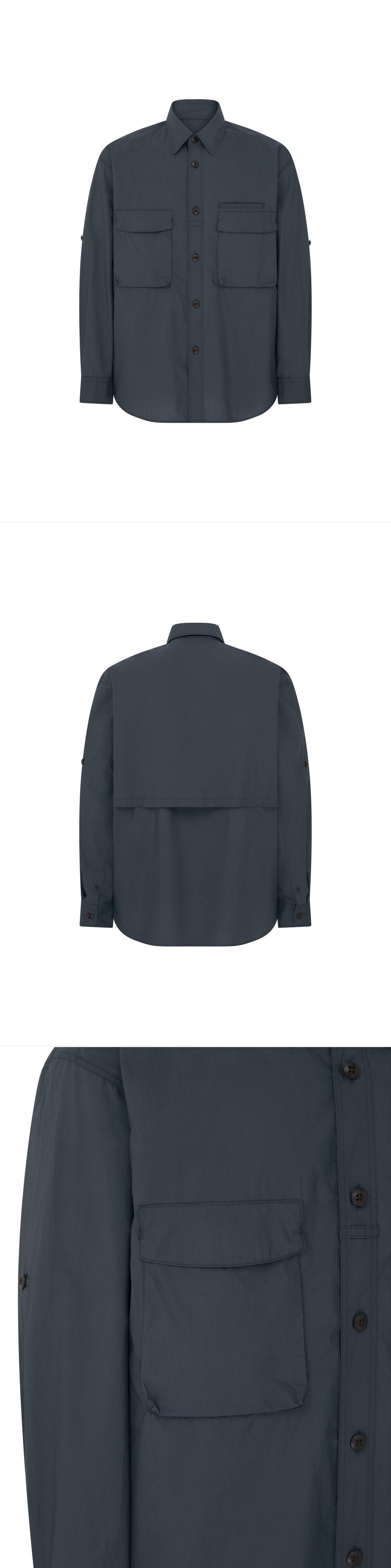 POCKET_SHIRT - Mannequin - 3 x Shots - Front + Back + Detail B