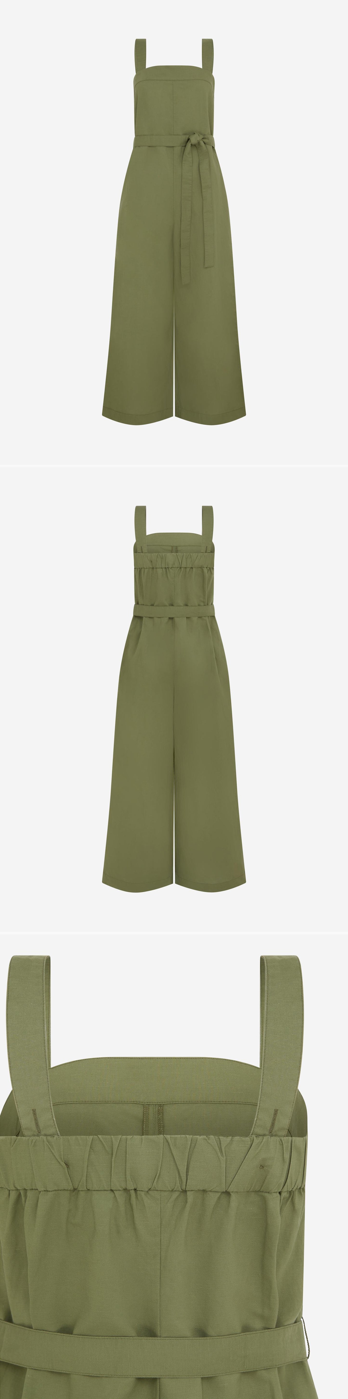GREEN_JUMPSUIT - Mannequin - 3 x Shots - Front + Back + Detail C