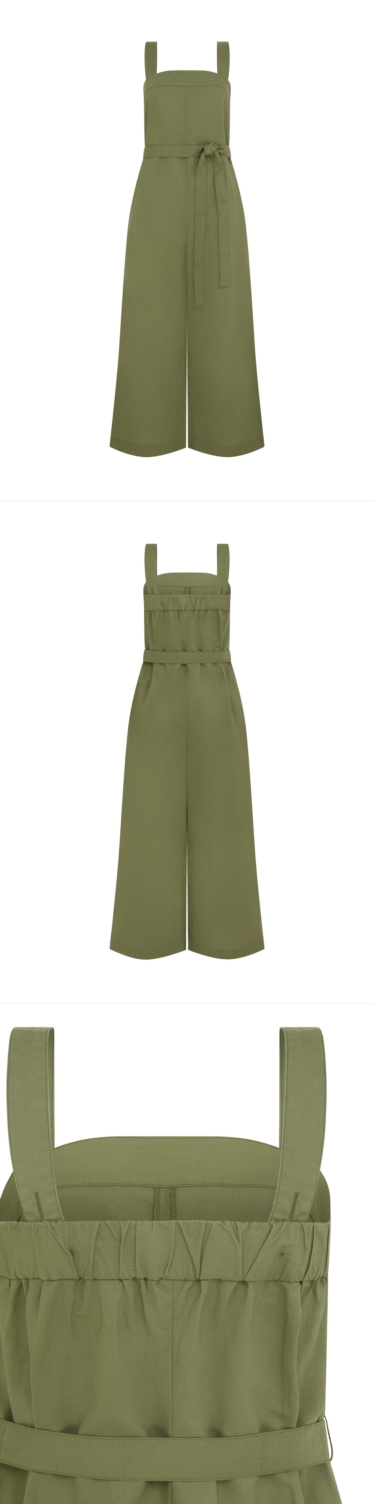 GREEN_JUMPSUIT - Mannequin - 3 x Shots - Front + Back + Detail C