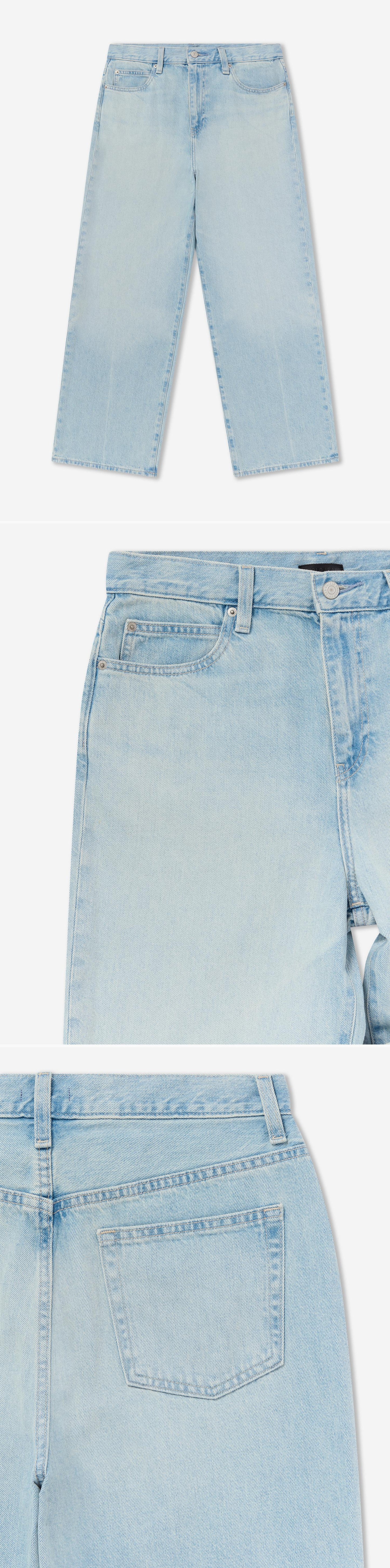 DENIM_JEANS - Flat Lay - 3 x Shots - Front + Detail A + Detail B