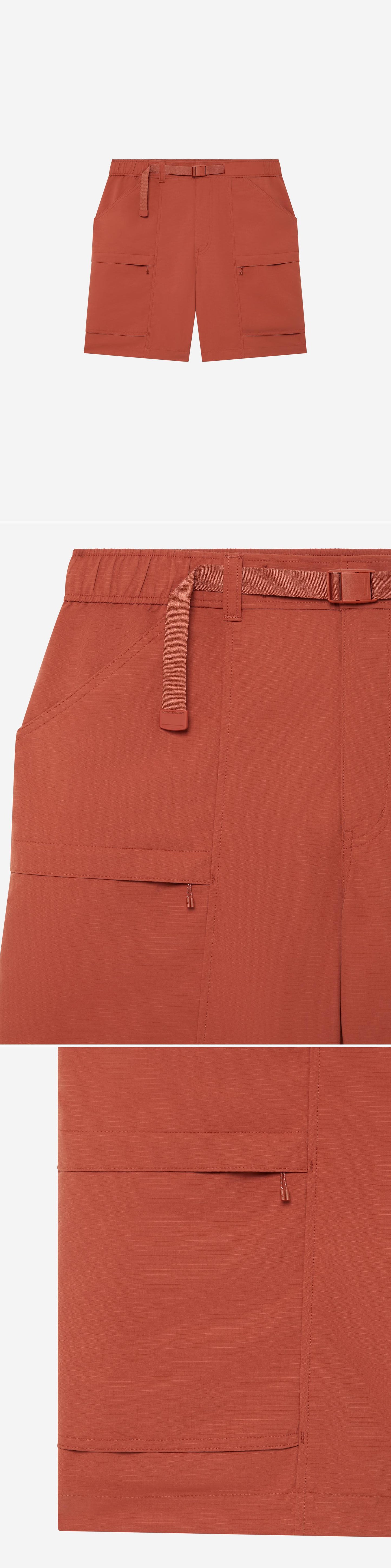 ORANGE_SHORT - Hanging - 3 x Shots - Front + Detail A + Detail B