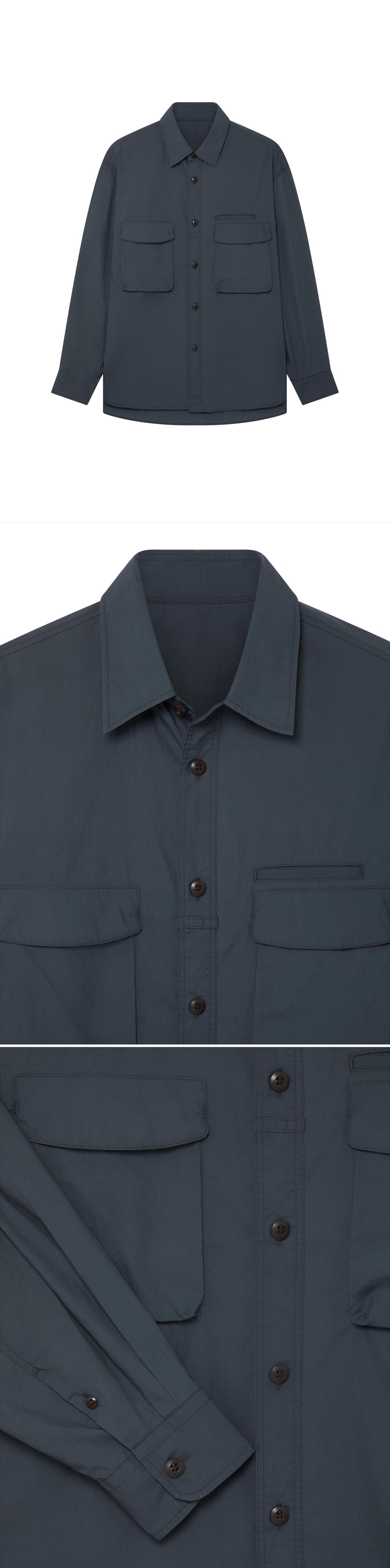 POCKET_SHIRT - Hanging - 3 x Shots - Front + Detail A + Detail B