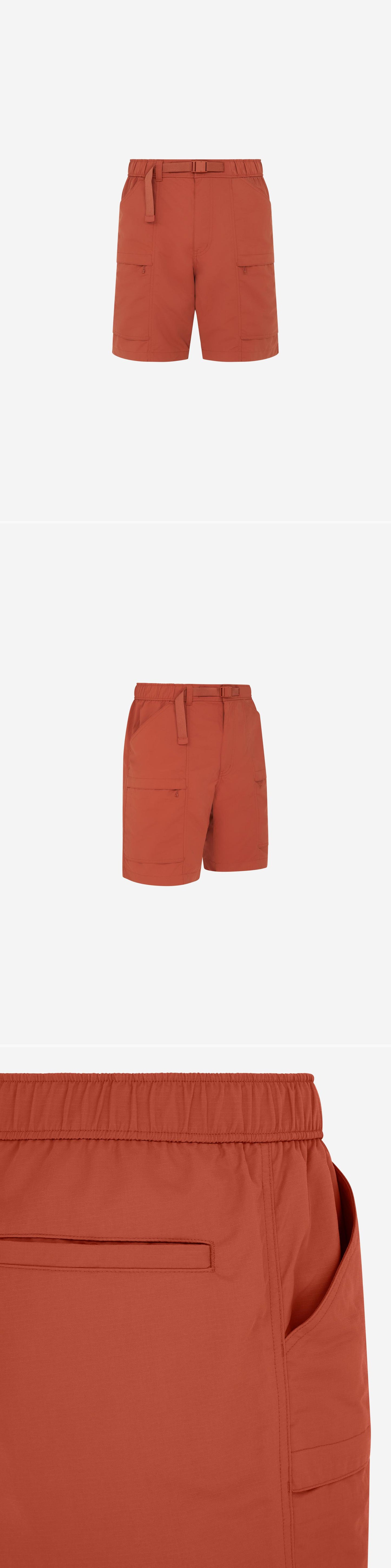ORANGE_SHORT - Mannequin - 3 x Shots - Front + Angle + Detail B