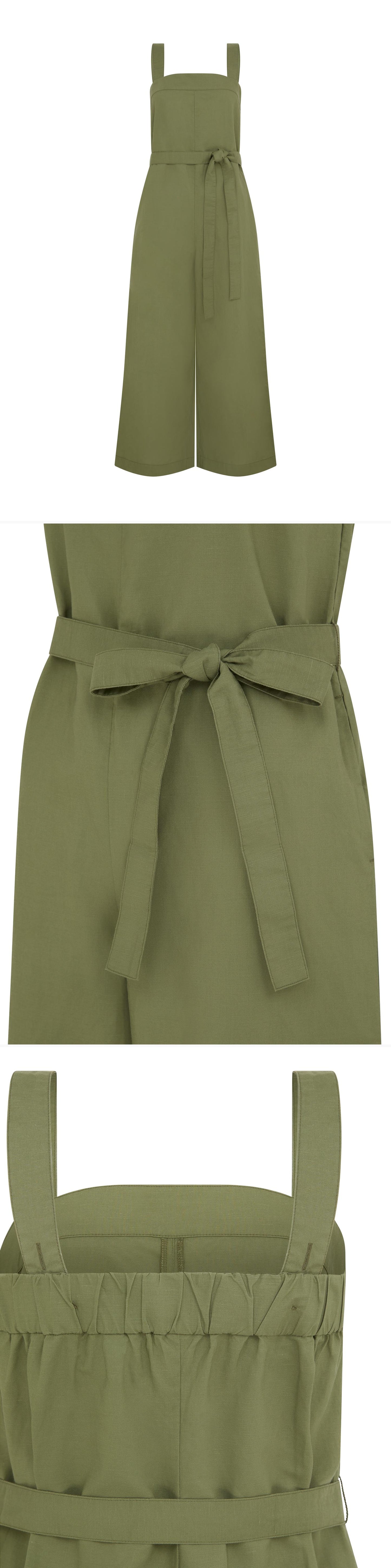 GREEN_JUMPSUIT - Mannequin - 3 x Shots - Front + Detail B + Detail C