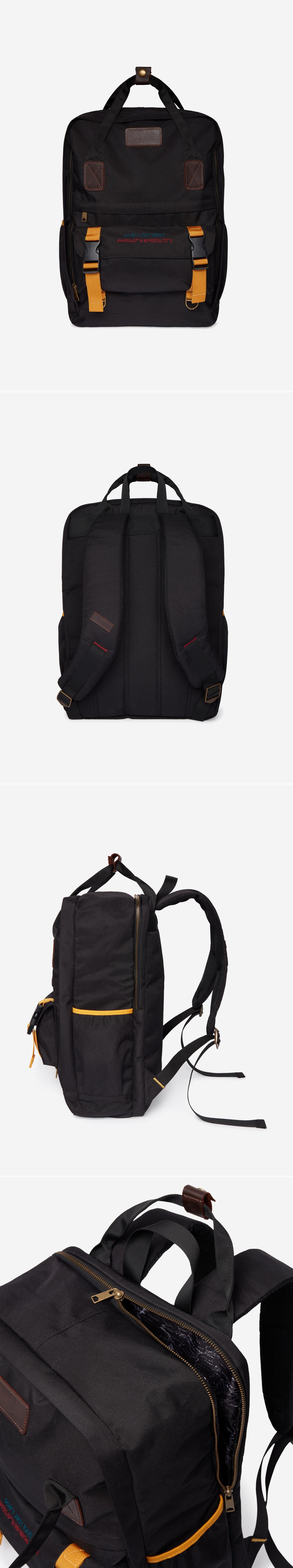 BLACK_BACKPACK - Acc - 4 x Shots - Front + Back + Side + Detail