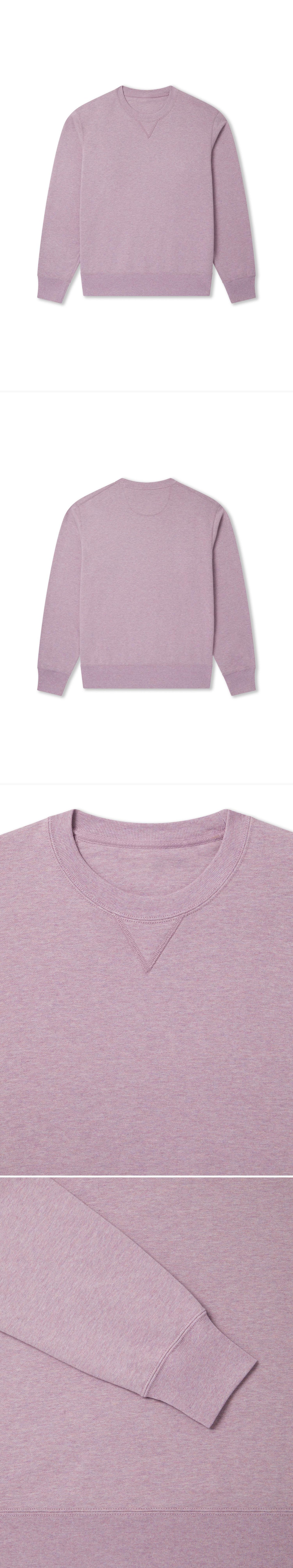 PURPLE_SWEATSHIRT - Flat Lay - 4 x Shots - Front + Back + Detail A + Detail B
