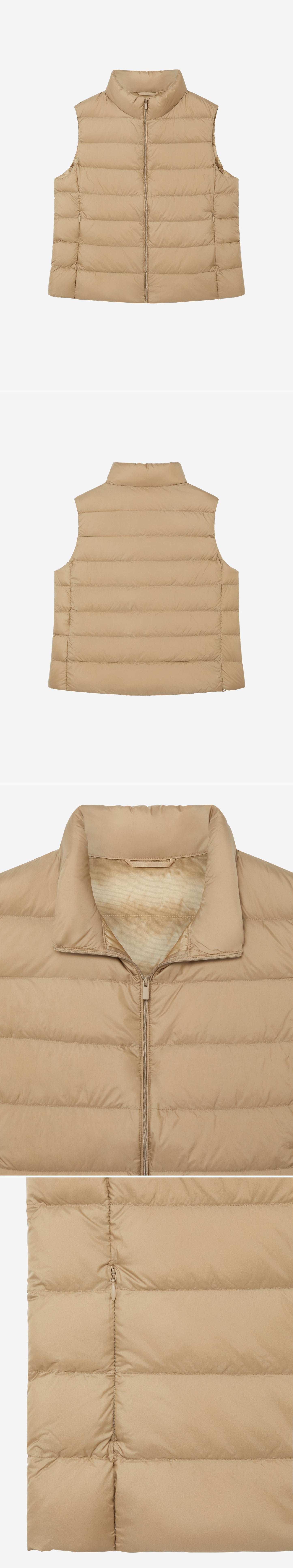 BEIGE_GILLET - Hanging - 4 x Shots - Front + Back + Detail A + Detail B