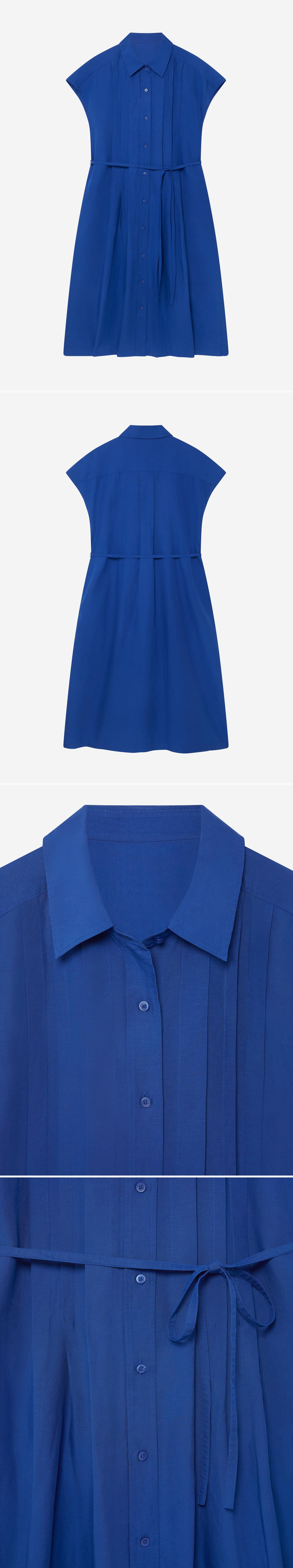 BLUE_DRESS - Hanging - 4 x Shots - Front + Back + Detail A + Detail B