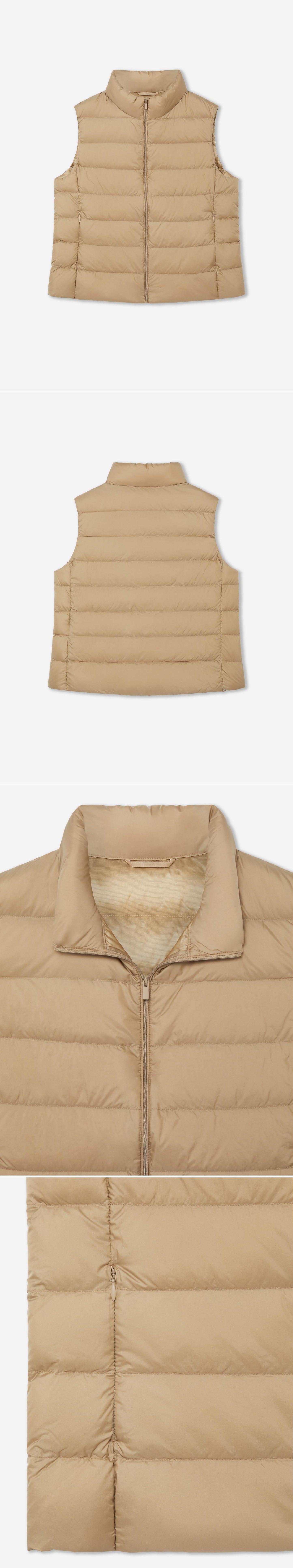BEIGE_GILLET - Hanging - 4 x Shots - Front + Back + Detail A + Detail B