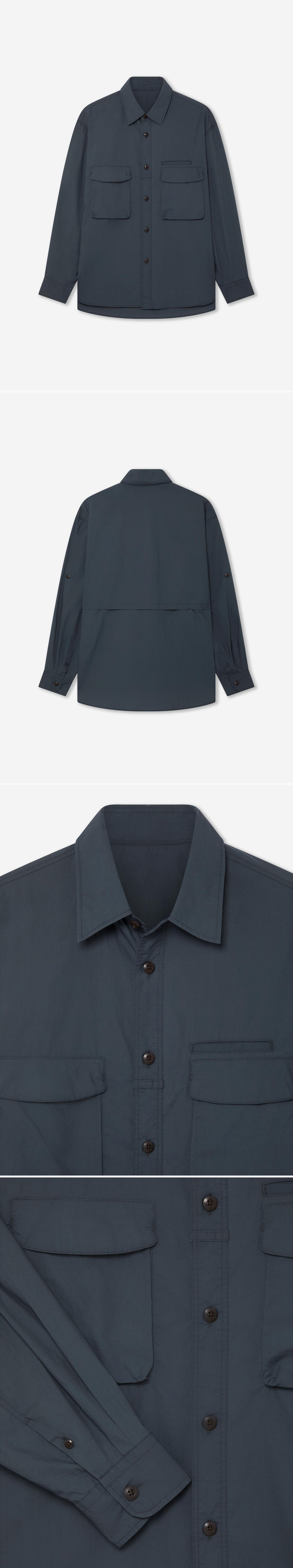 POCKET_SHIRT - Hanging - 4 x Shots - Front + Back + Detail A + Detail B