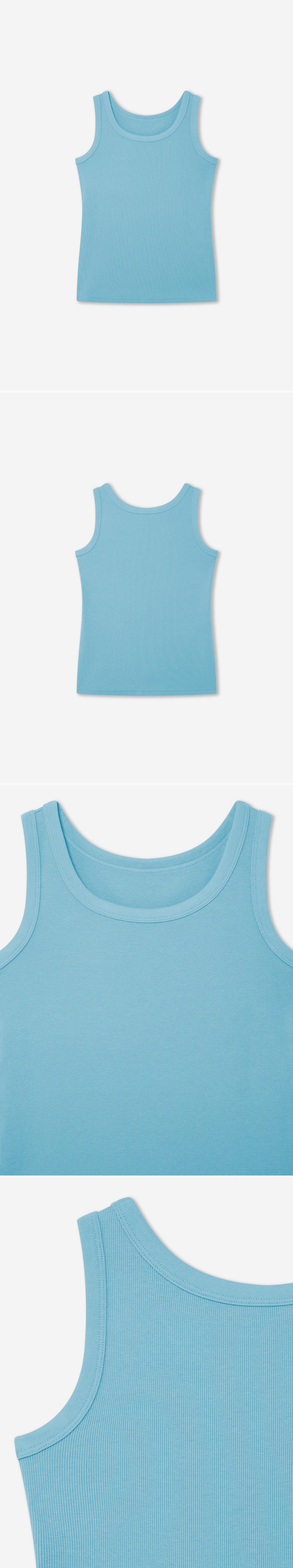 TURQUOISE_VEST - Hanging - 4 x Shots - Front + Back + Detail A + Detail B