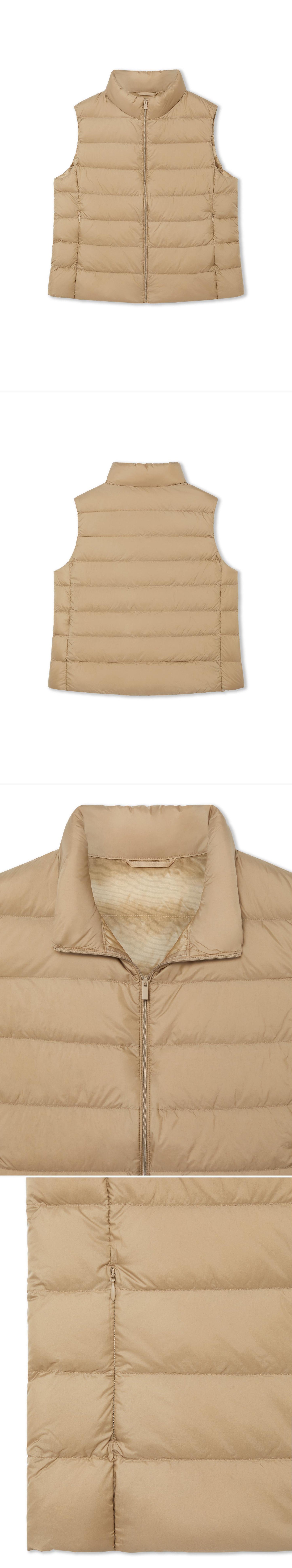 BEIGE_GILLET - Hanging - 4 x Shots - Front + Back + Detail A + Detail B