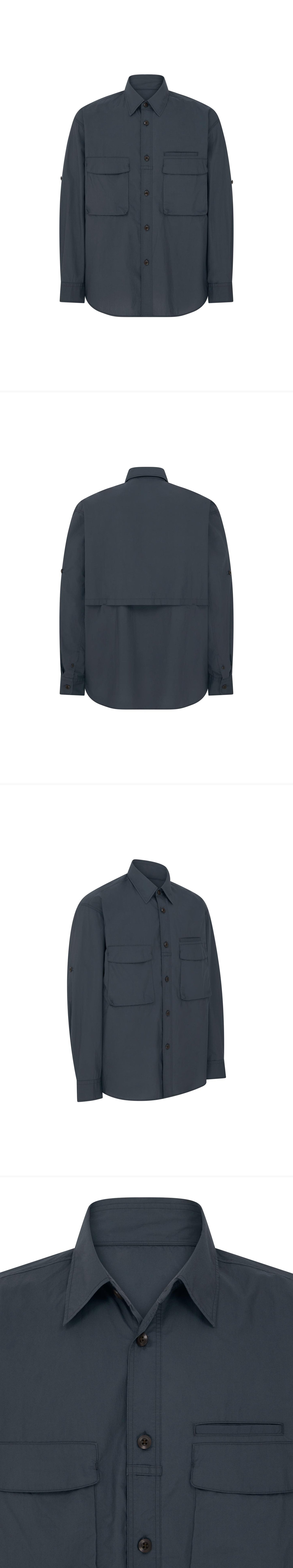 POCKET_SHIRT - Mannequin - 4 x Shots - Front + Back + Angle + Detail A