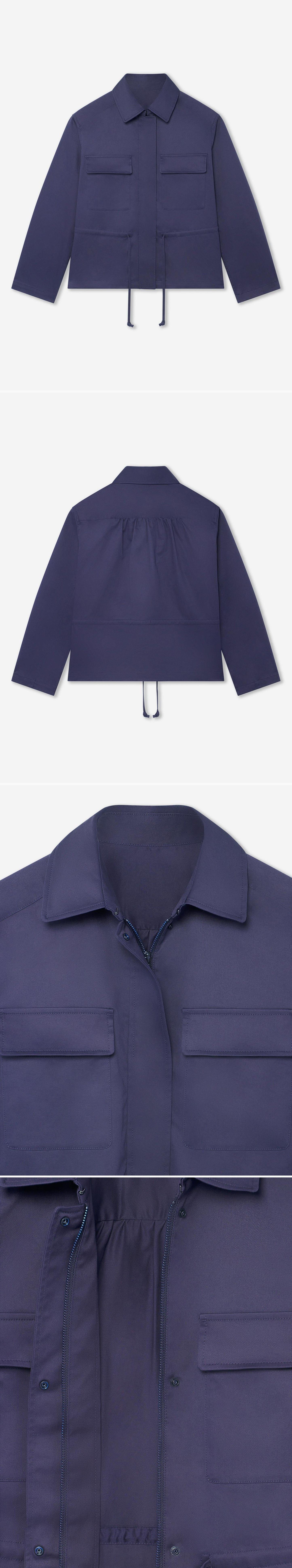 BLUE_JACKET - Hanging - 4 x Shots - Front + Back + Detail A + Detail C