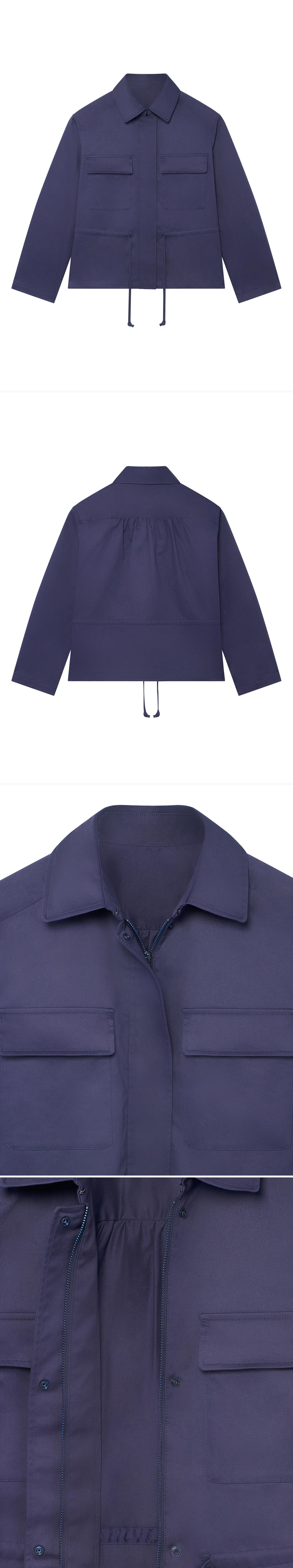 BLUE_JACKET - Hanging - 4 x Shots - Front + Back + Detail A + Detail C