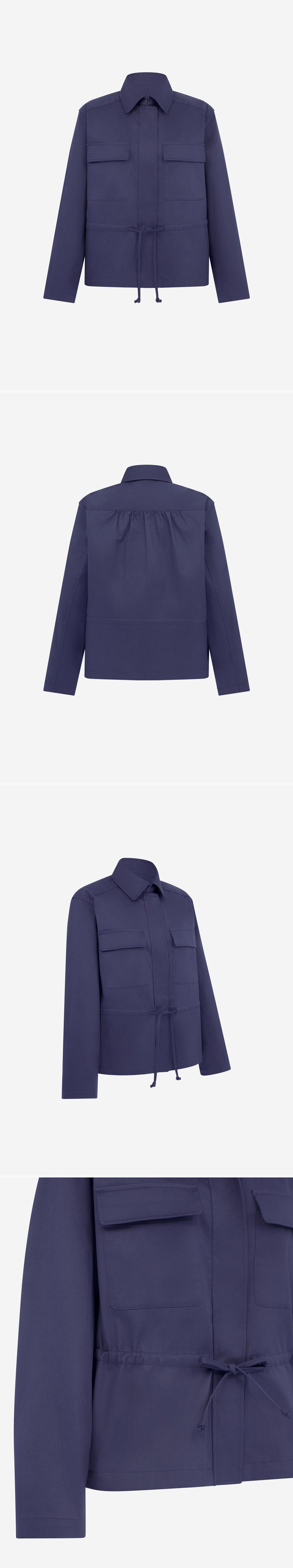 BLUE_JACKET - Mannequin - 4 x Shots - Front + Back + Angle + Detail B