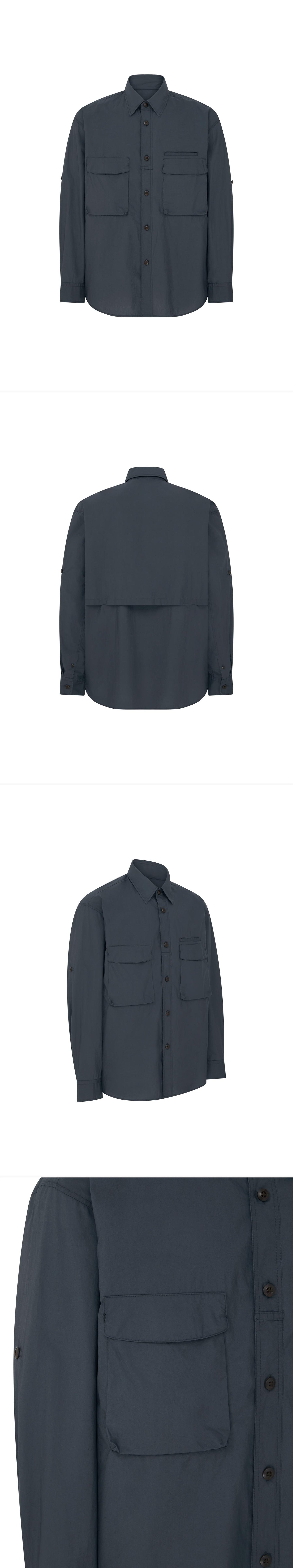 POCKET_SHIRT - Mannequin - 4 x Shots - Front + Back + Angle + Detail B