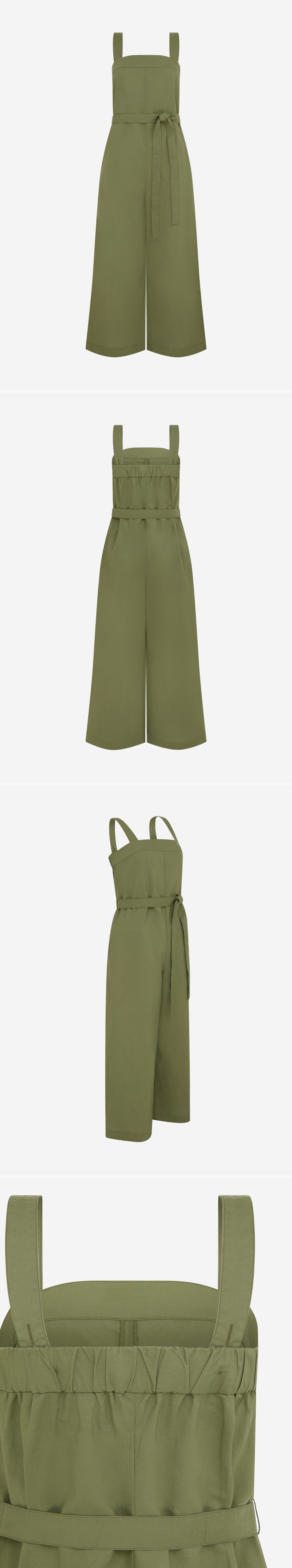 GREEN_JUMPSUIT - Mannequin - 4 x Shots - Front + Back + Angle + Detail C