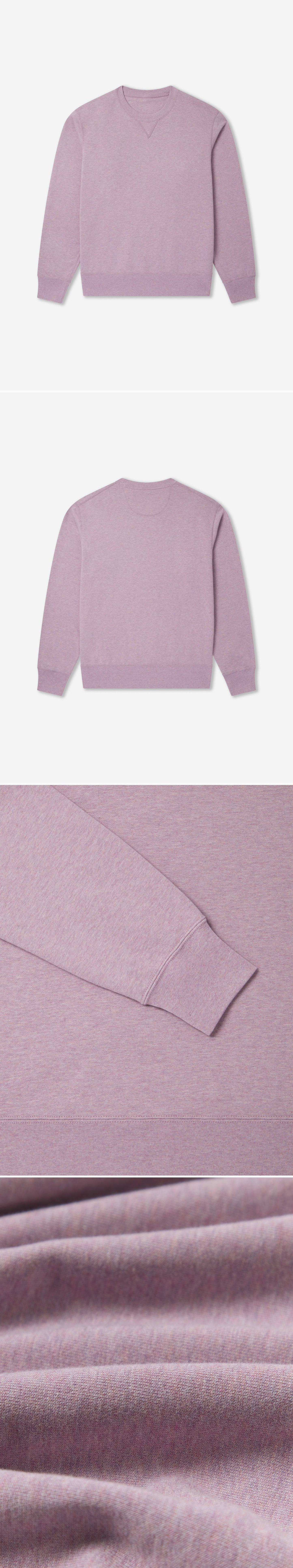PURPLE_SWEATSHIRT - Flat Lay - 4 x Shots - Front + Back + Detail B + Detail C