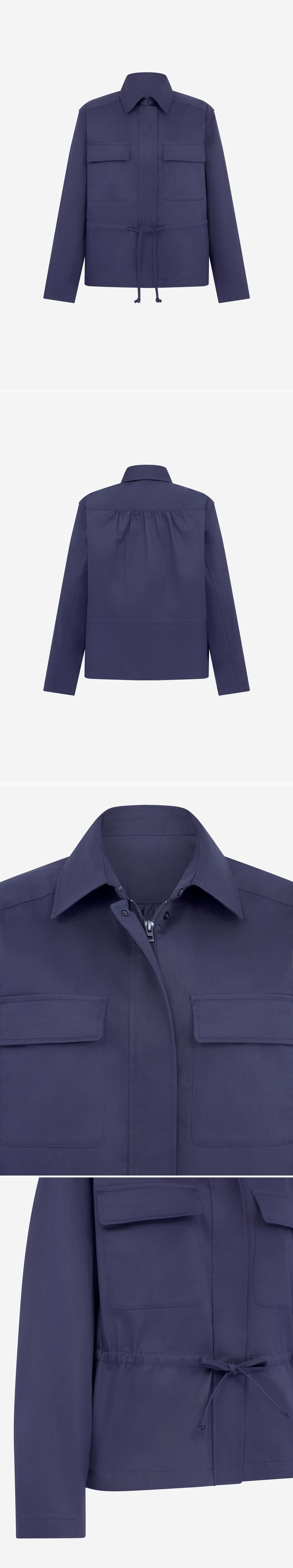BLUE_JACKET - Mannequin - 4 x Shots - Front + Back + Detail A + Detail B