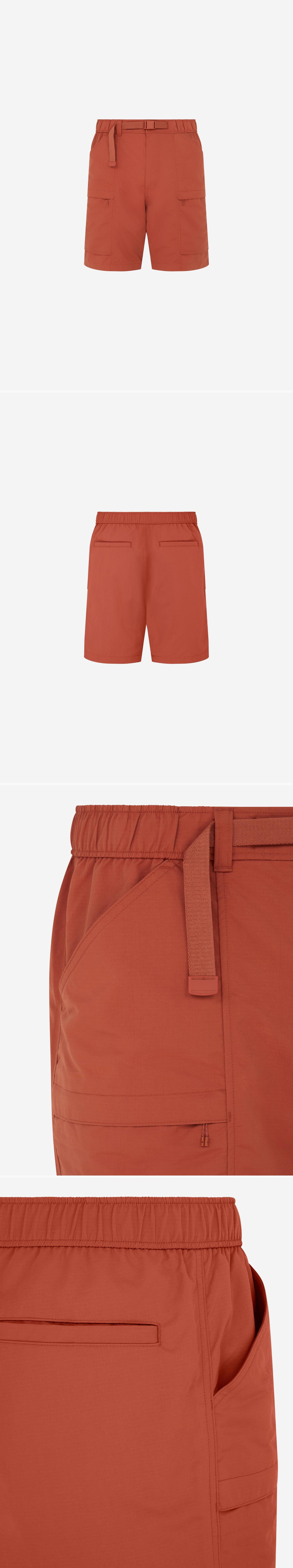 ORANGE_SHORT - Mannequin - 4 x Shots - Front + Back + Detail A + Detail B