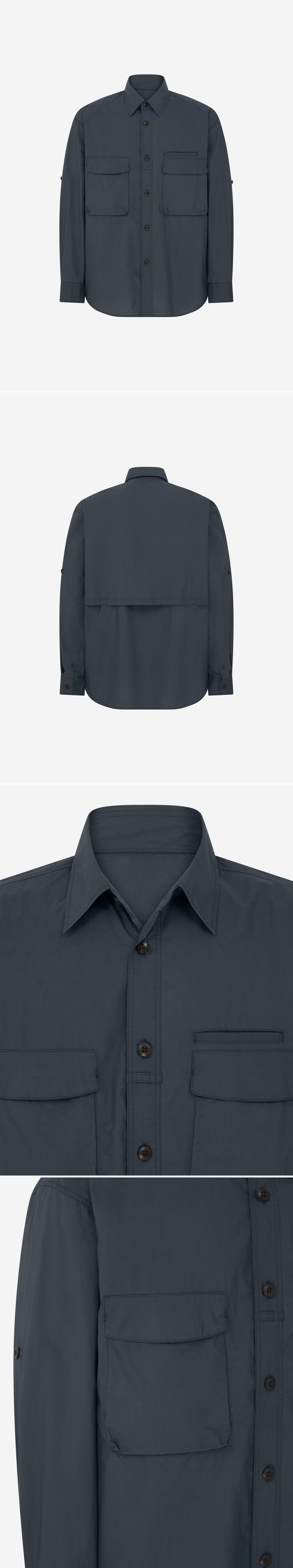 POCKET_SHIRT - Mannequin - 4 x Shots - Front + Back + Detail A + Detail B