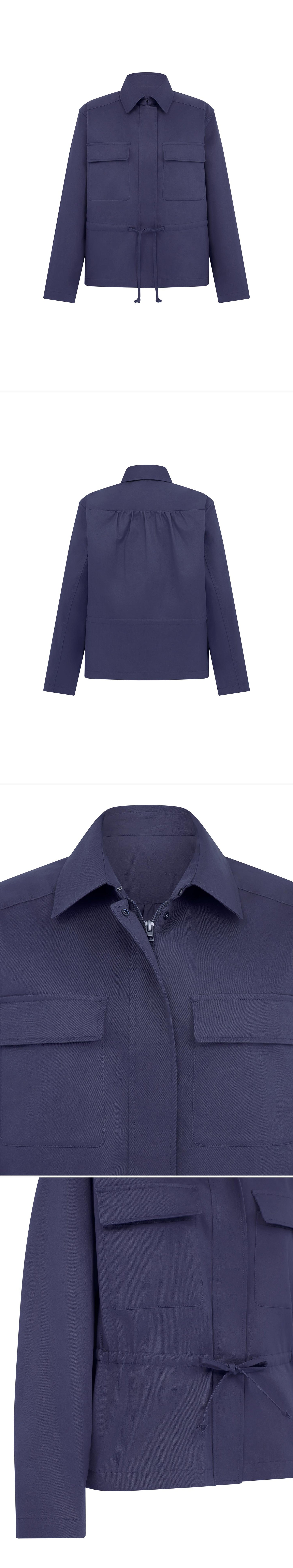 BLUE_JACKET - Mannequin - 4 x Shots - Front + Back + Detail A + Detail B