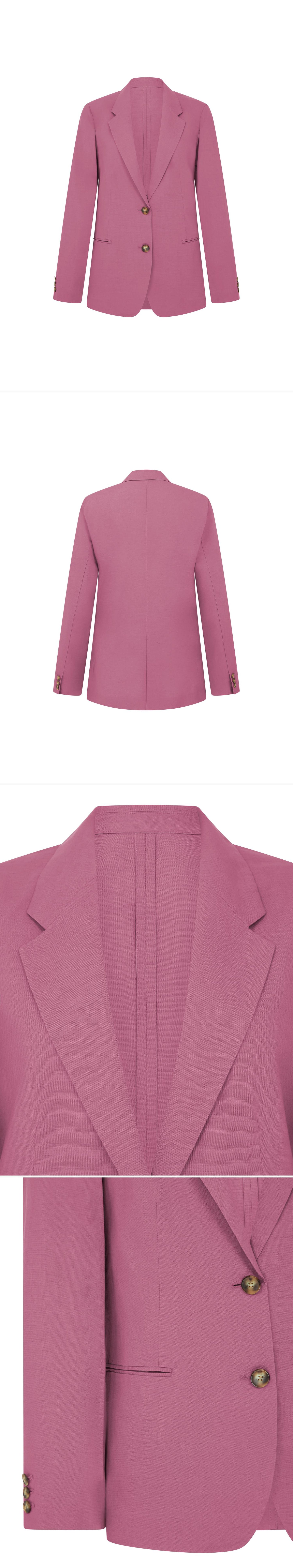 PINK_BLAZER - Mannequin - 4 x Shots - Front + Back + Detail A + Detail B