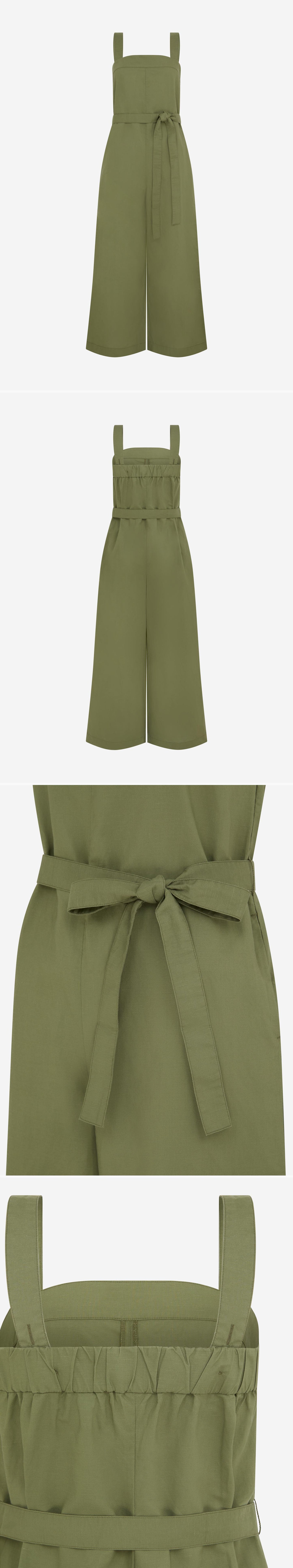 GREEN_JUMPSUIT - Mannequin - 4 x Shots - Front + Back + Detail B + Detail C