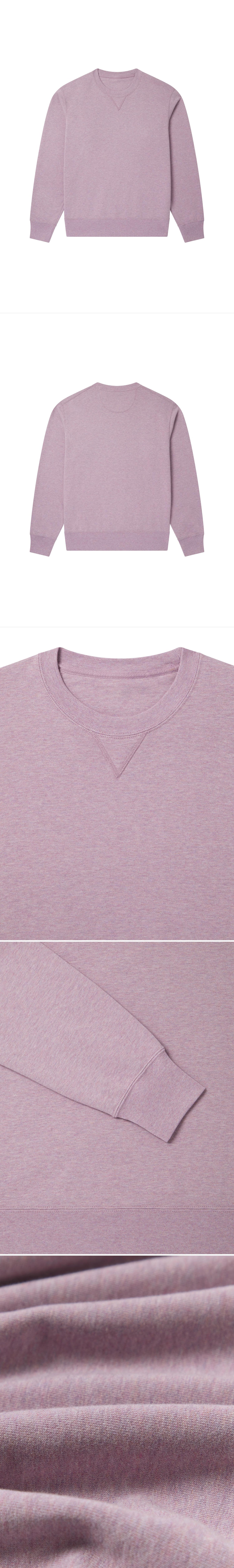 PURPLE_SWEATSHIRT - Flat Lay - 5 x Shots - Front + Back + Detail A + Detail B + Detail C