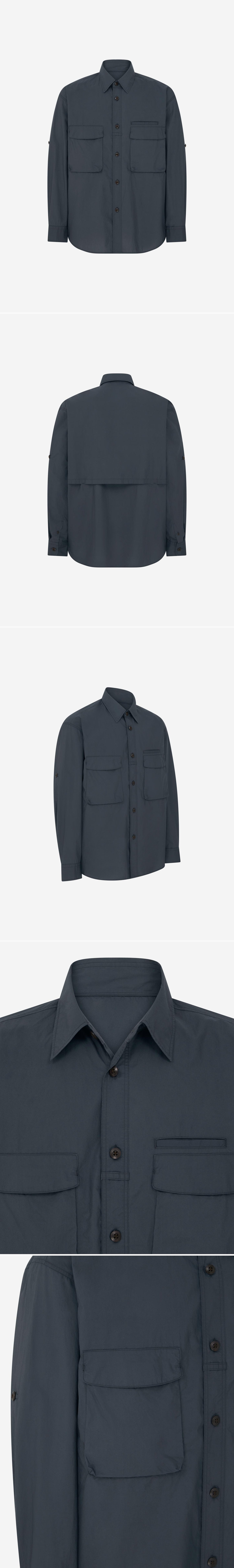 POCKET_SHIRT - Mannequin - 5 x Shots - Front + Back + Angle + Detail A + Detail B