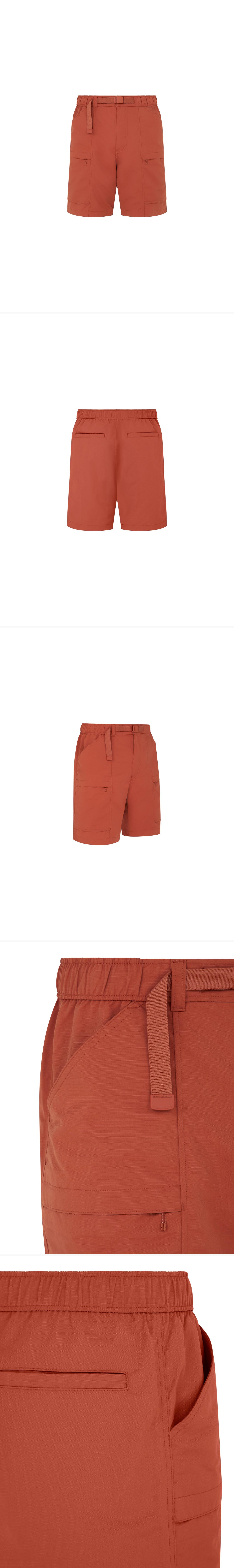 ORANGE_SHORT - Mannequin - 5 x Shots - Front + Back + Angle + Detail A + Detail B